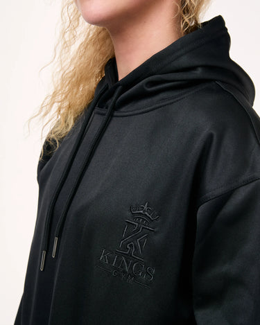 Premium Gym black Hoodie Women-3