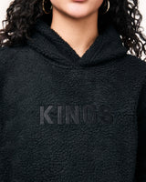 black hoodie front
