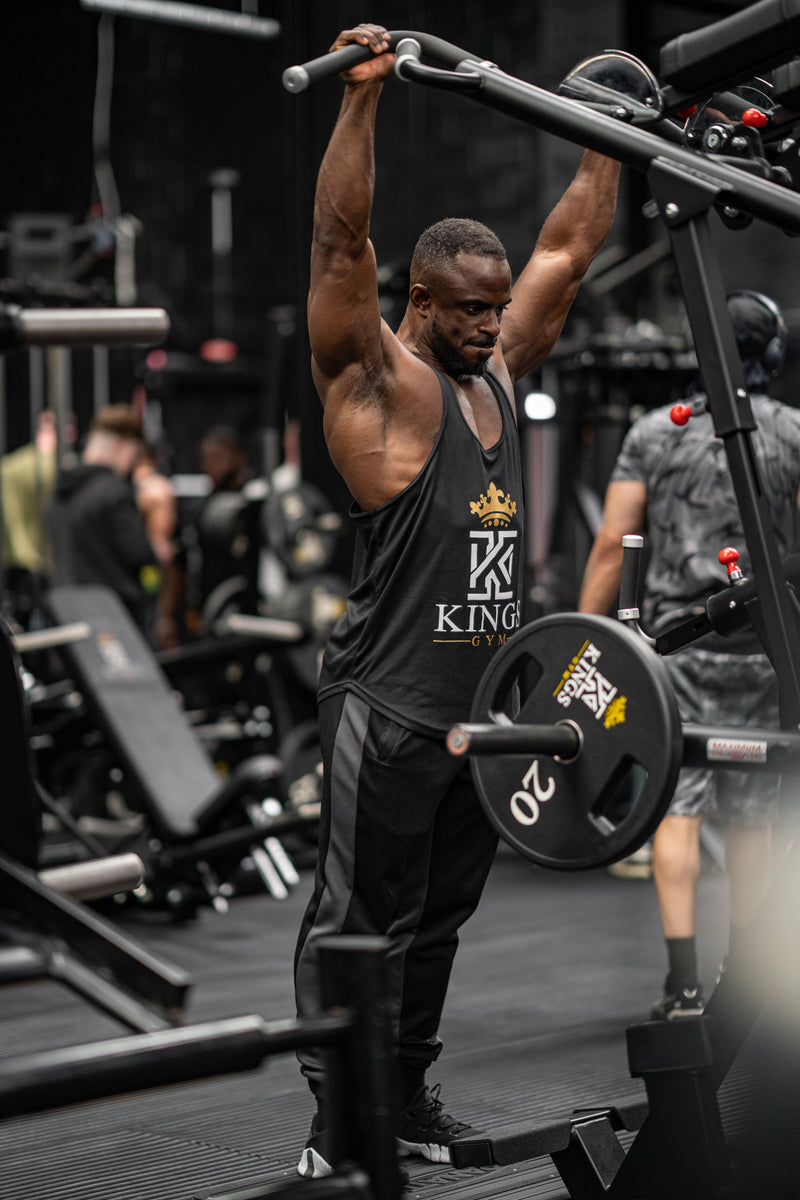 Weight training at Kings Gym