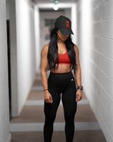 KingsGym Cool Red Cap On Lady