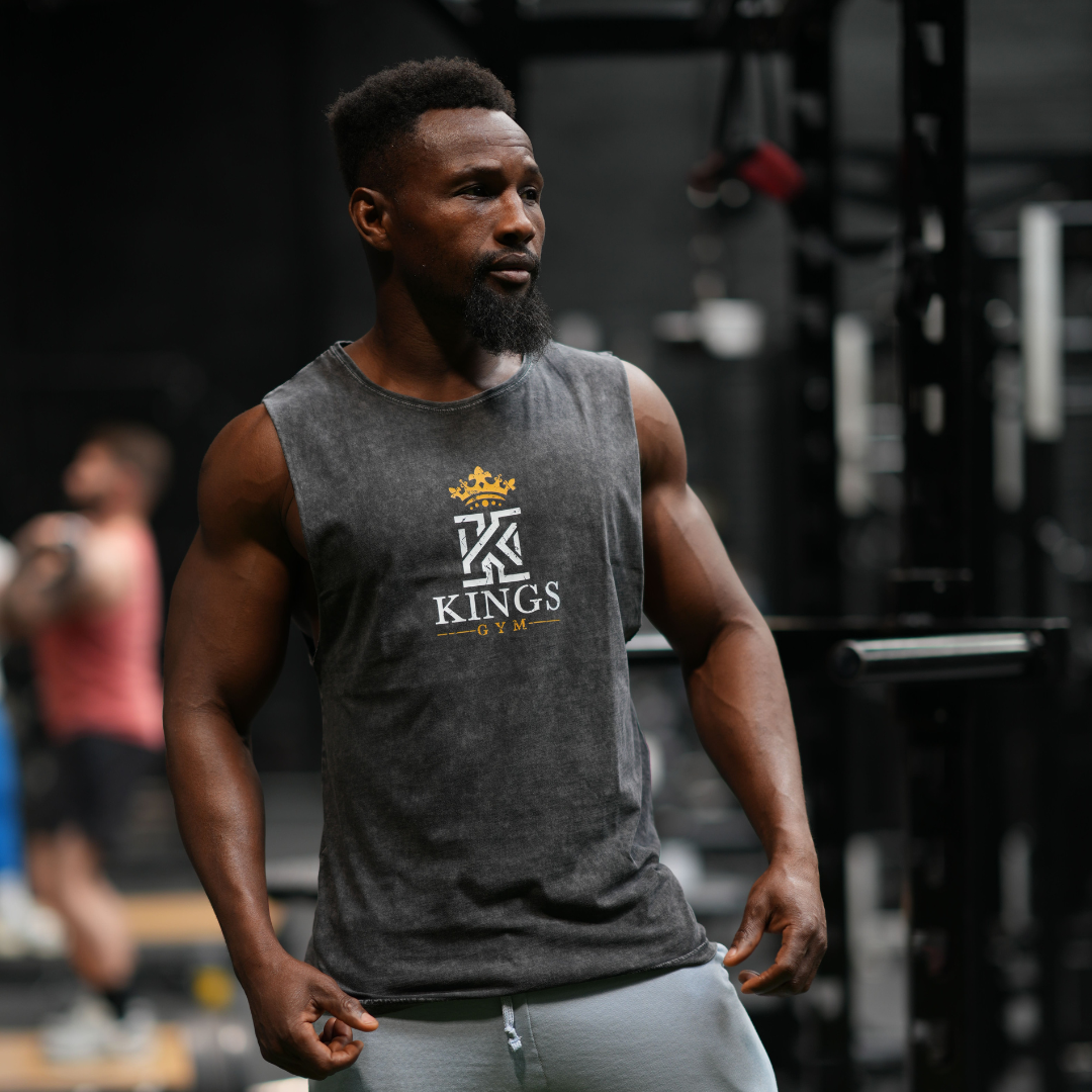 Dark & Light Grey Tank Top