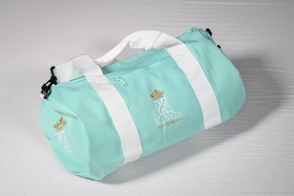 King Gym Barrel Bag Aqua01