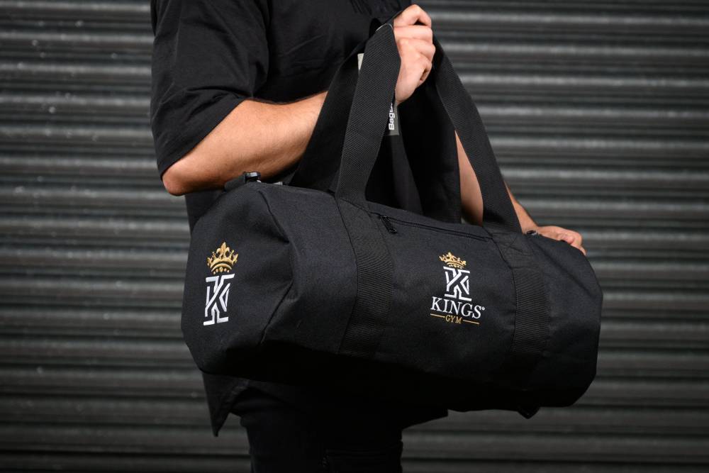 King Gym Barrel Bag Black1_1