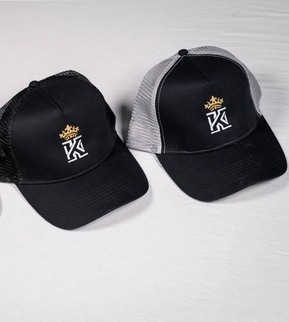 King Gym Truck Cap Black and Grey