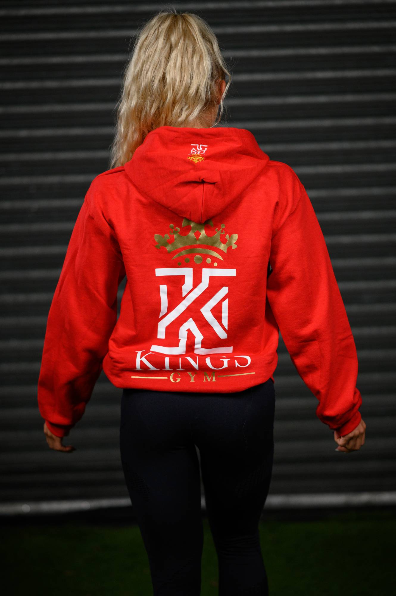 Kings Classic Fit Hoody Red Womens Back01