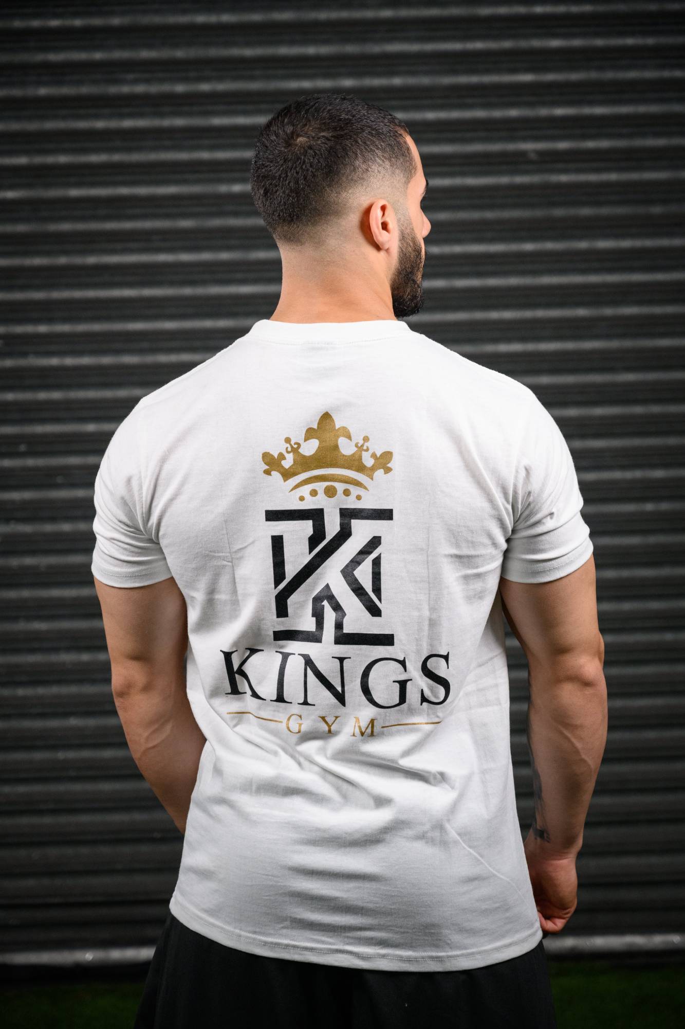 Kings Classic TShirt Grey White01