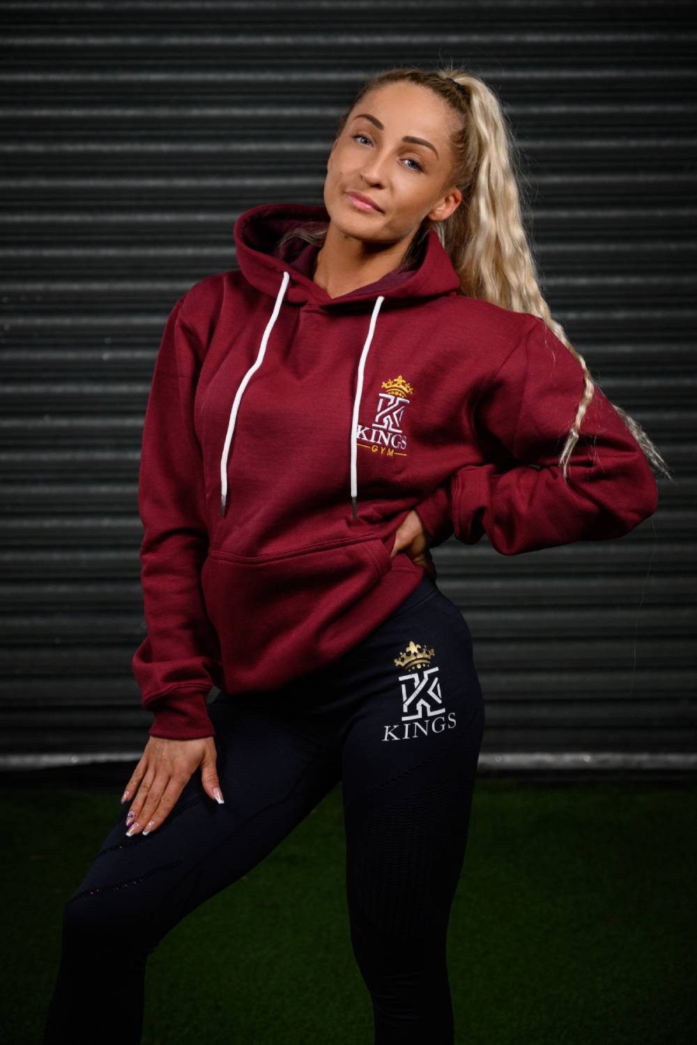 Kings Gym Maroon Hoody