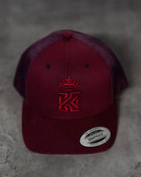 Kings Gyms napback maroon front