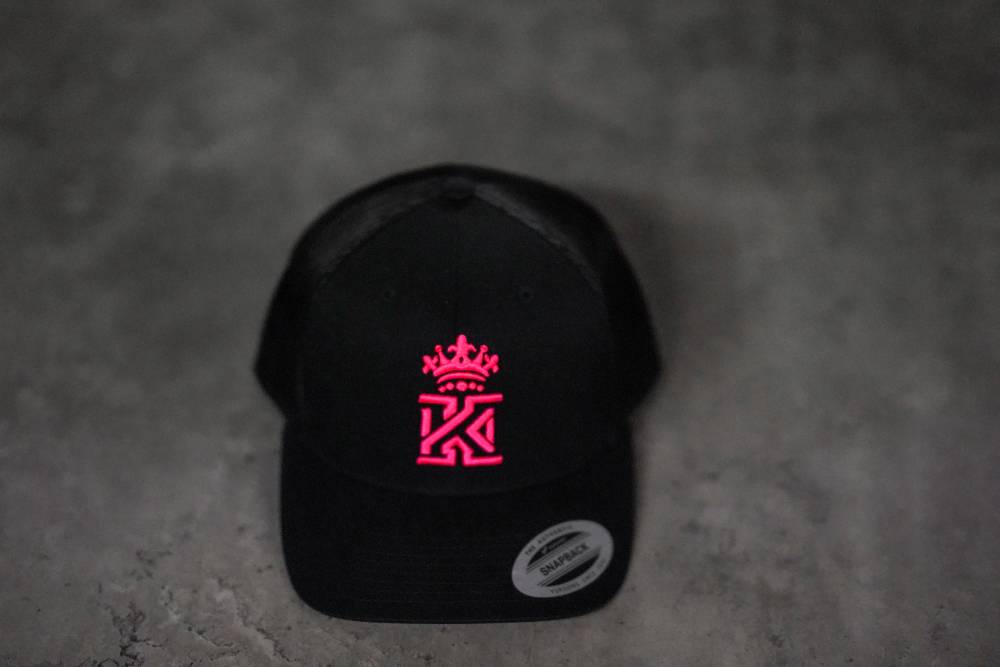 Kings Gyms cap back pink front