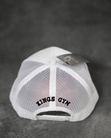 Kings Gyms cap back white back
