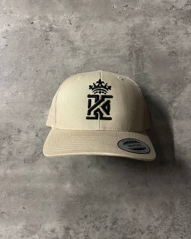 Kings Snapback Cap Beige Font01