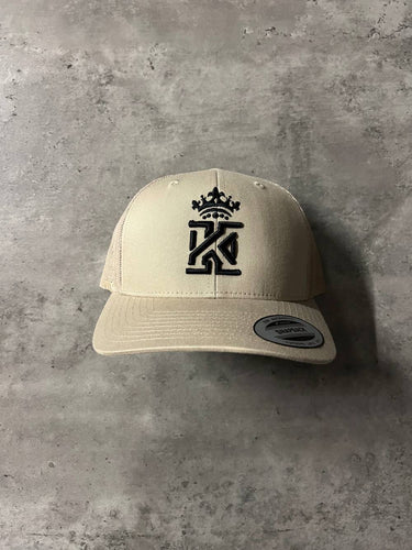 Kings Snapback Cap Beige Font01