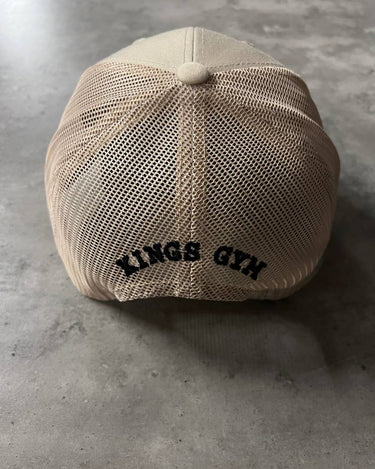 Kings Snapback Cap Beige back