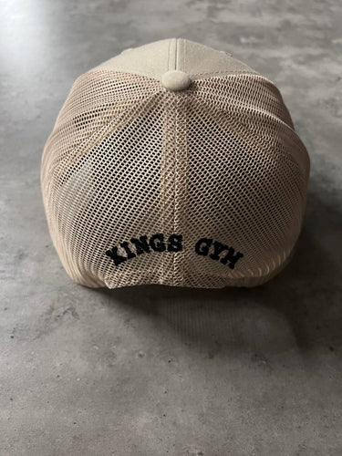 Kings Snapback Cap Beige back