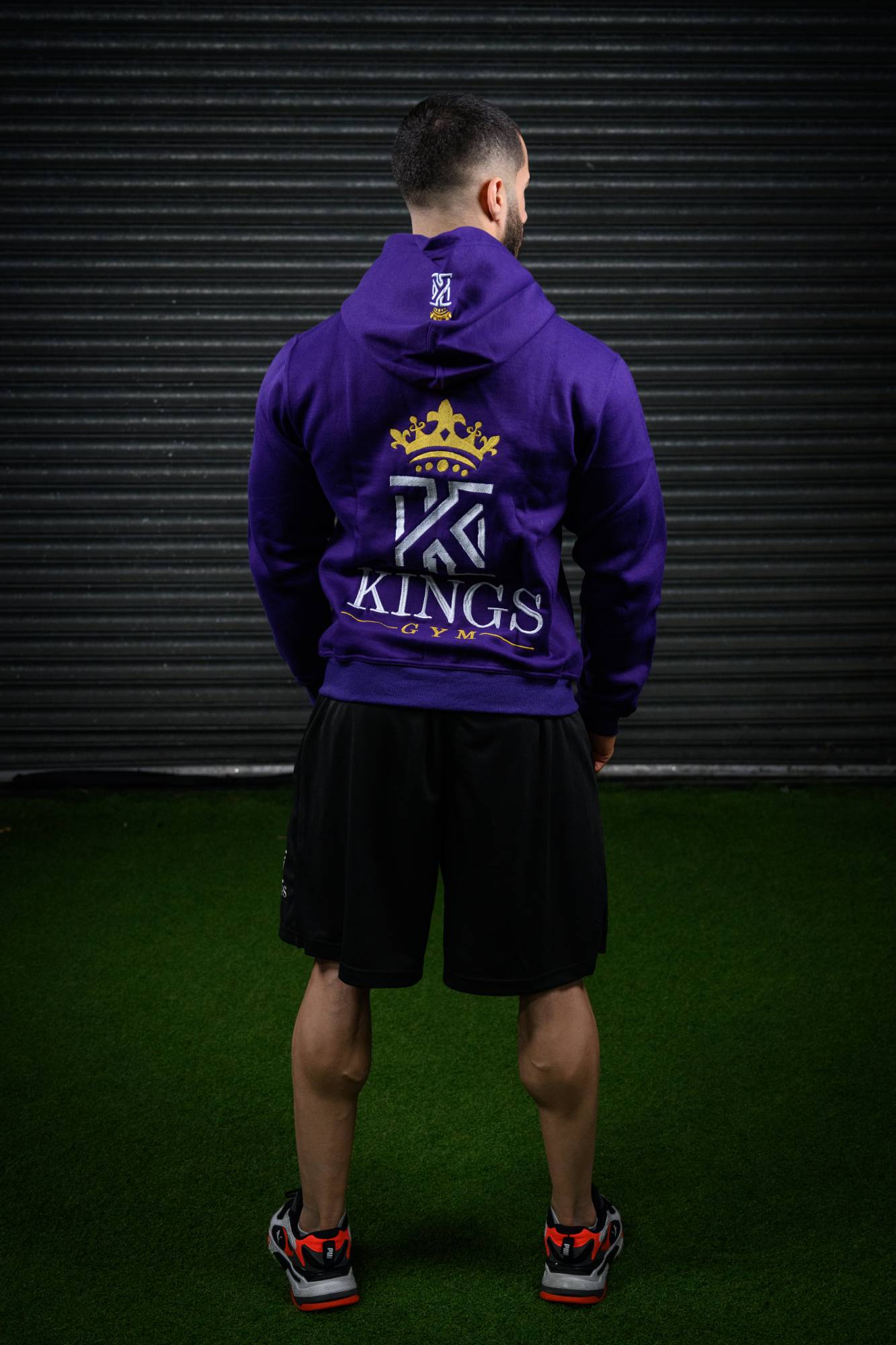Kings Zip Hoody Purple Back01