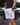 Kings white shorts front detail
